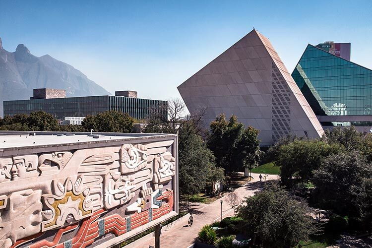 Photo of the Monterrey campus of the Tecnológico de Monterrey