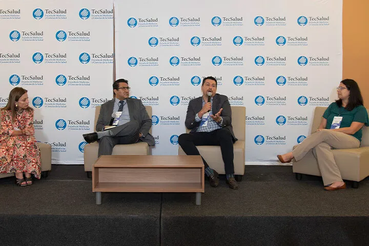 Photograph of panelists during AAHCI meeting