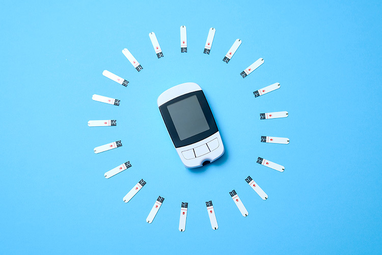 Test to measure blood glucose levels.