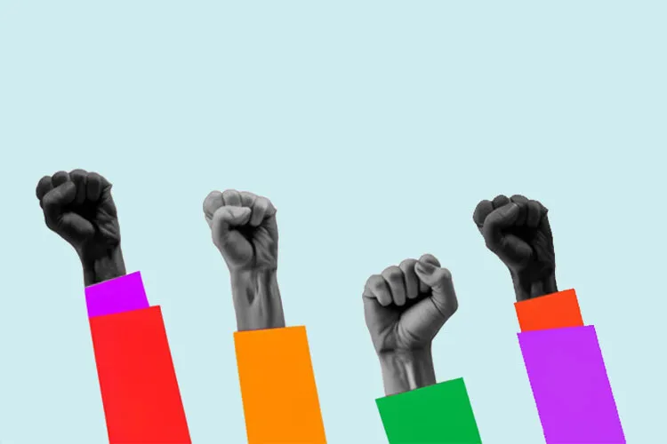 Illustration depicting social protest.