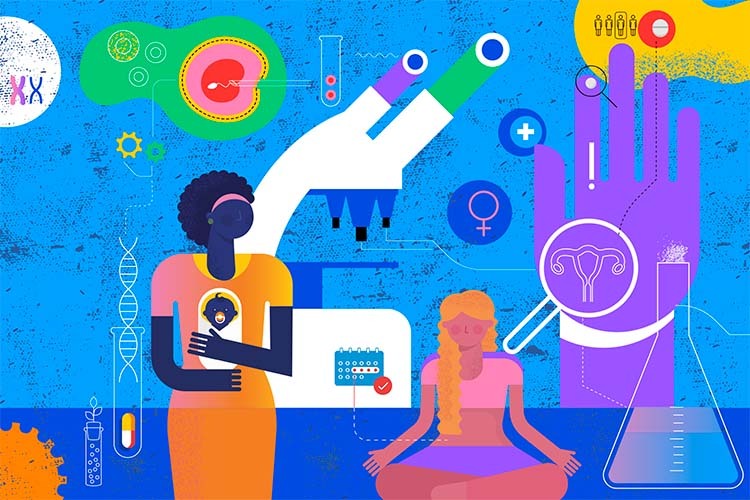 images of women in labs