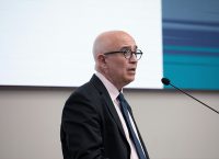 Photograph of Antonio Vidal Puig giving a talk.