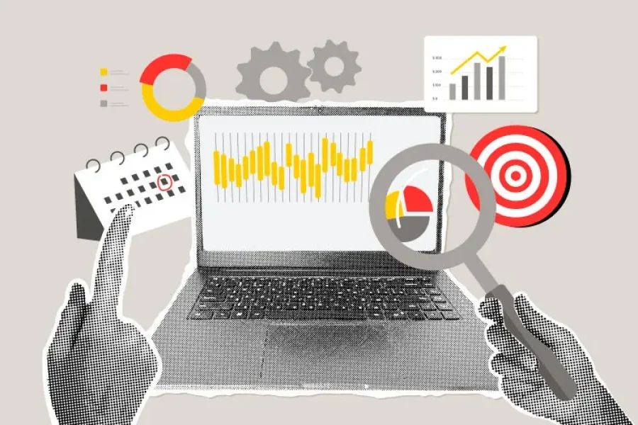 A computer screen displaying statistical charts and graphs