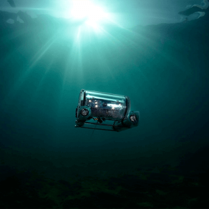 photo of a autonomous underwater vehicle