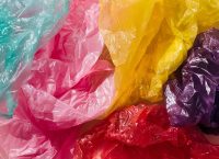a photograph of plastic bags
