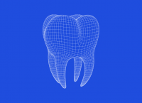 3d rendering illustration of a tooth