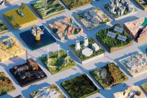 Ilustración de industrias