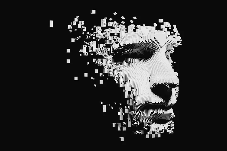 Rostro generado por tecnología