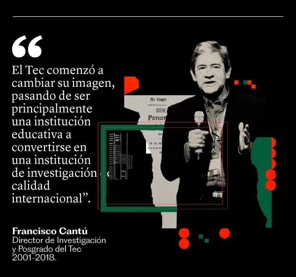 frase en un collage con una foto en blanco y negro