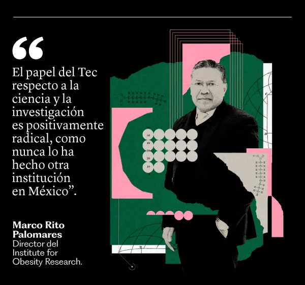 frase en un collage con una foto en blanco y negro