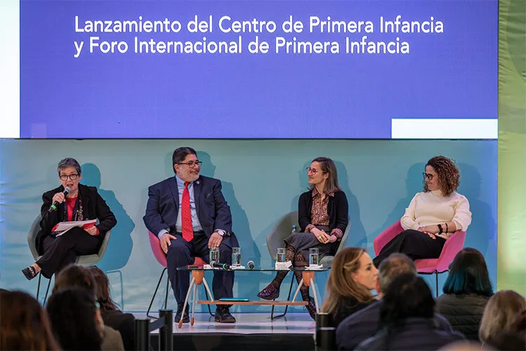 expertos hablando en un panel