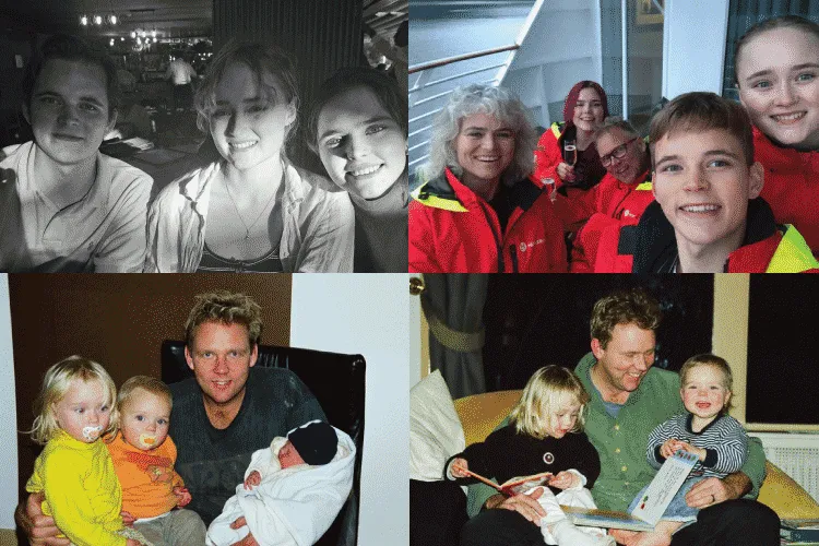 Rob Roggema junto con su familia