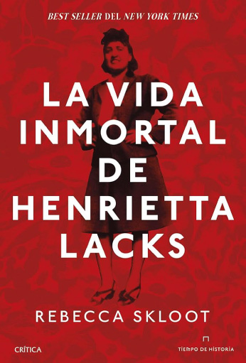 Portada libro vida inmortal henrietta lacks