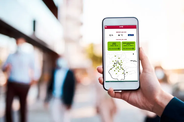 imagen de la app aire cdmx