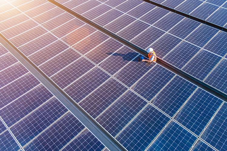 Paneles solares.
