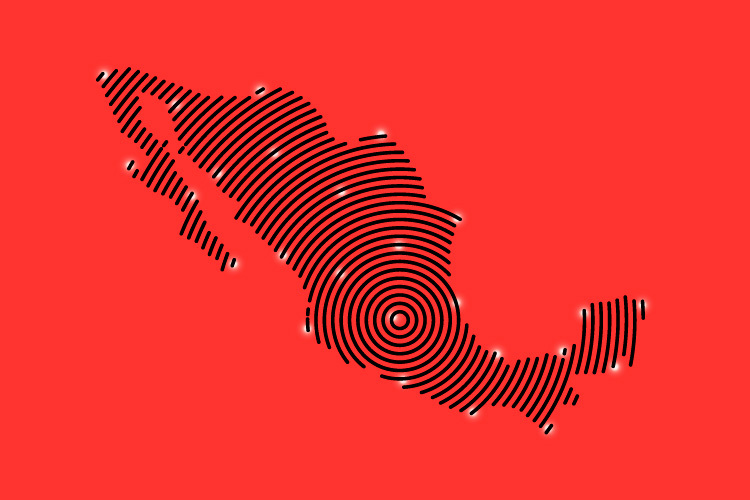 mapa de méxico que hace referencia a la inseguridad