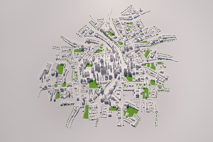 ilustración de una ciudad