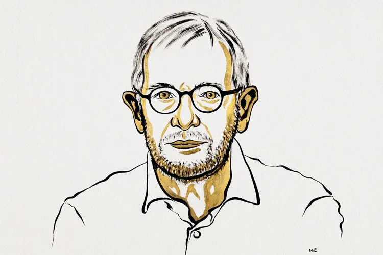 Ilustración del rostro de Francis Halzen, Premio Nobel de Física 2026.