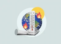fenómenos climáticos extremos ilustración mundo