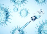 Ilustración para la una vacuna contra COVID-19.