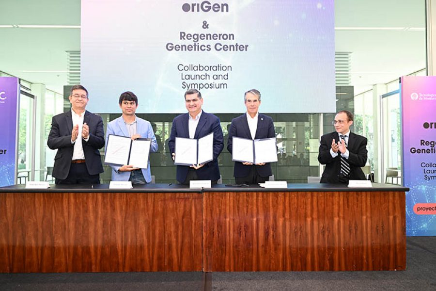 Firma de convenio de colaboración Tec de Monterrey y Regeneron Genetics Center_JPG