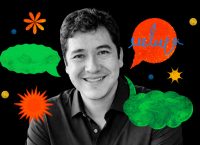 Ilustración con foto del autor