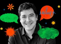 Ilustración con foto del autor