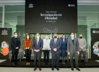 Directivos del Tecnologico de Monterrey inaugurando el Institute for Obesity Research