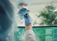 imagen de una persona recibiendo un compuesto de CBD