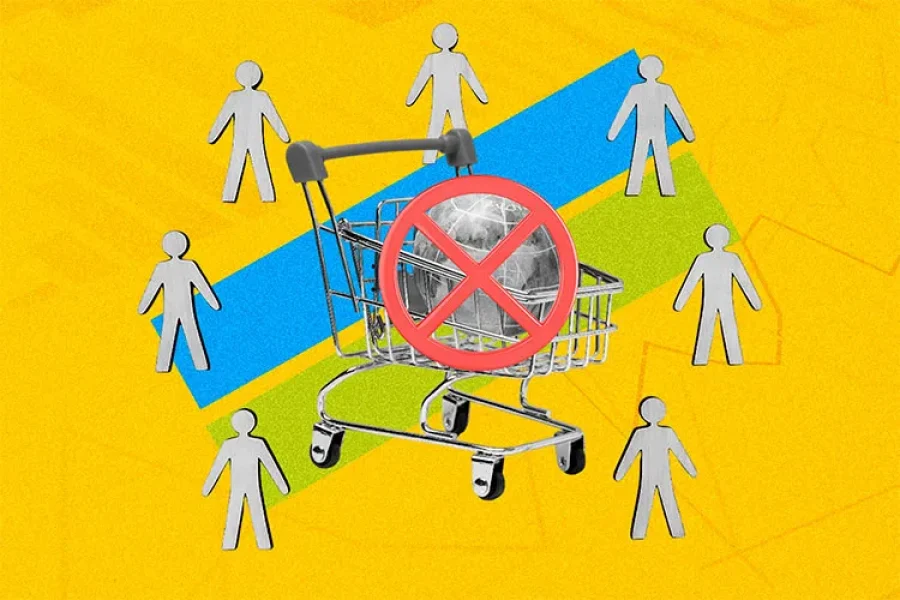 Un fuerte compromiso afectivo de los consumidores con las marcas puede favorecer la relación entre ambos, pero también perjudicarla cuando las empresas cometen faltas éticas. (Fotos: Envato. Ilustración: Gabriela Beltrán / TecScience)