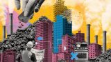 ilustración colorida de edificios