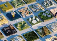 Ilustración de industrias