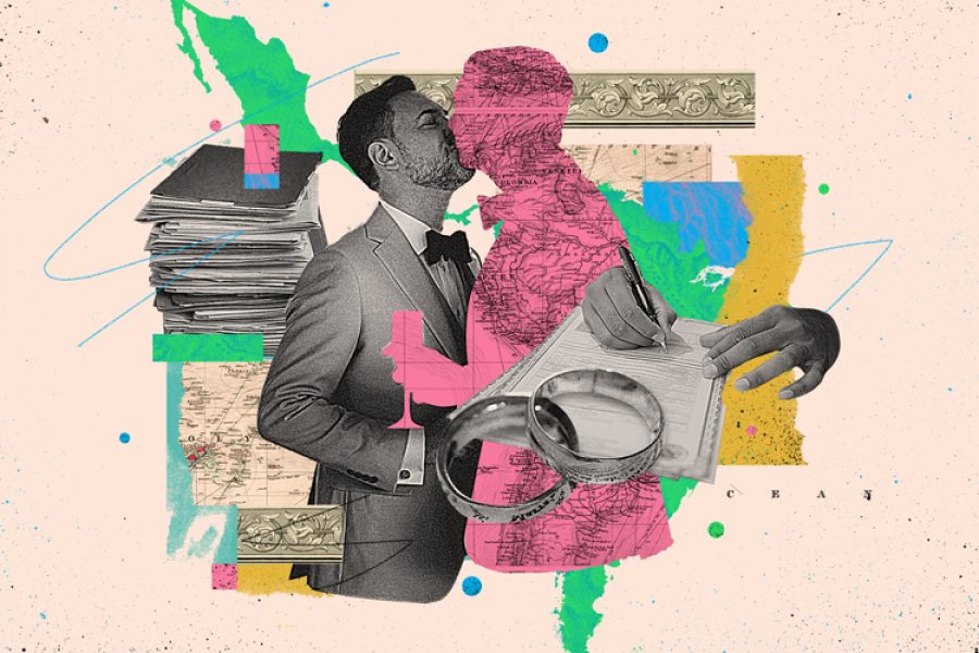 El estudio revela que el matrimonio igualitario aún no es reconocido plenamente por las leyes de 10 países en América Latina. (Ilustración: Eduardo Ramón)