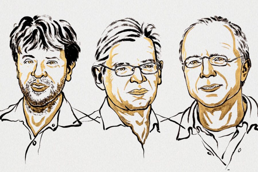 Karl Deisseroth, Peter Hegemann y Georg Nagel, ganadores del premio Nobel de Fisiología o Medicina en 2026.