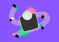 báscula y medicamentos para perder peso