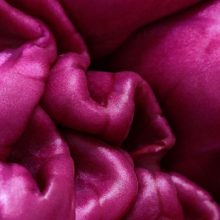 Acercamiento del color morado intenso de una col morada