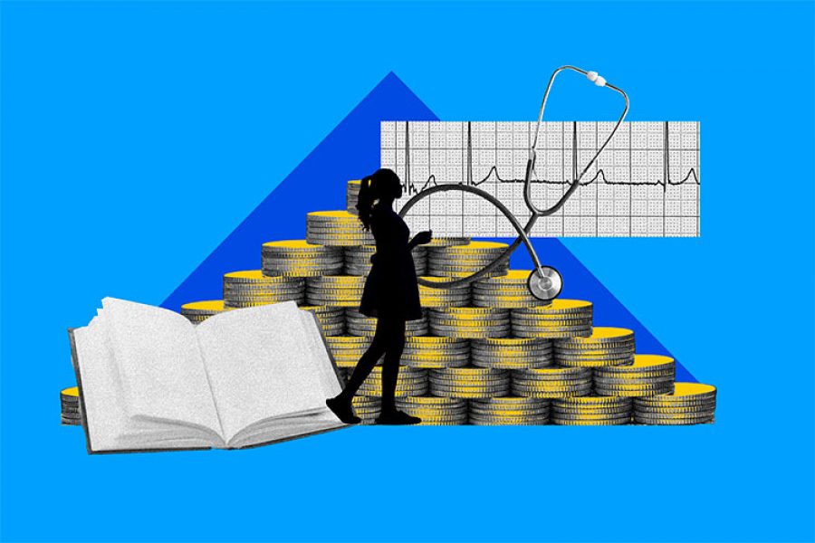 El Índice de Vulnerabilidad Estructural para la Salud (SHVI) combina tres dimensiones que antes se evaluaban de manera independiente. (Ilustración: Gabriela Beltrán. Imágenes: Envato.)