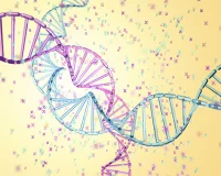 imagen conceptual del genoma humano